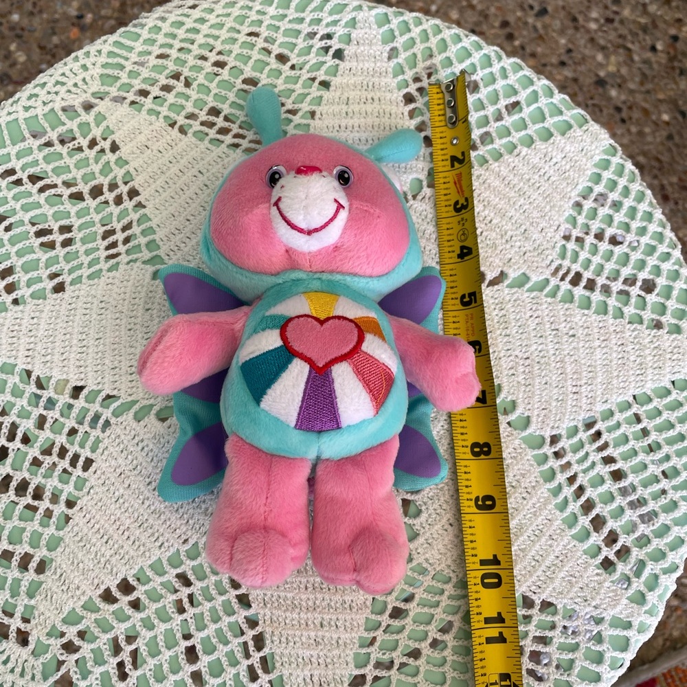 Care bear plush stuffed animal Hopeful Heart bear. 10” - Picture 3 of 8